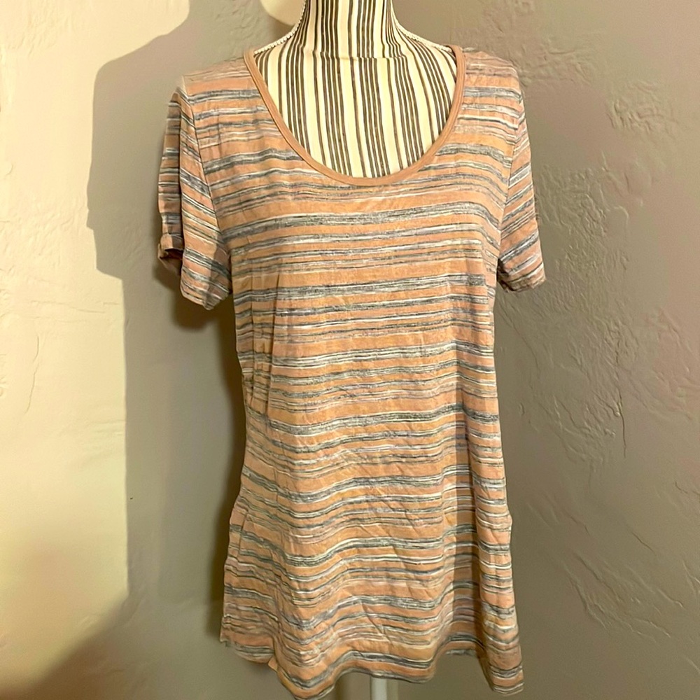 Mauve Striped Classic T